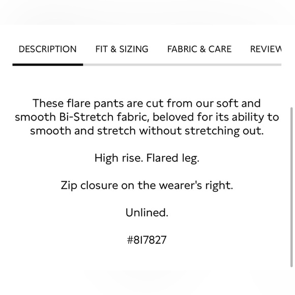 NWT banana republic size 16 Ramira bi-stretch flare pant - Picture 6 of 9